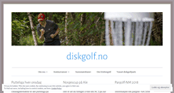 Desktop Screenshot of diskgolf.no